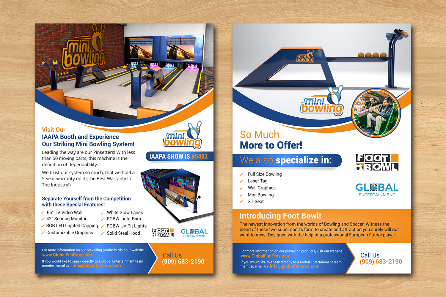 Postcard Design by ecorokerz for Global Bowling | Design #16091672