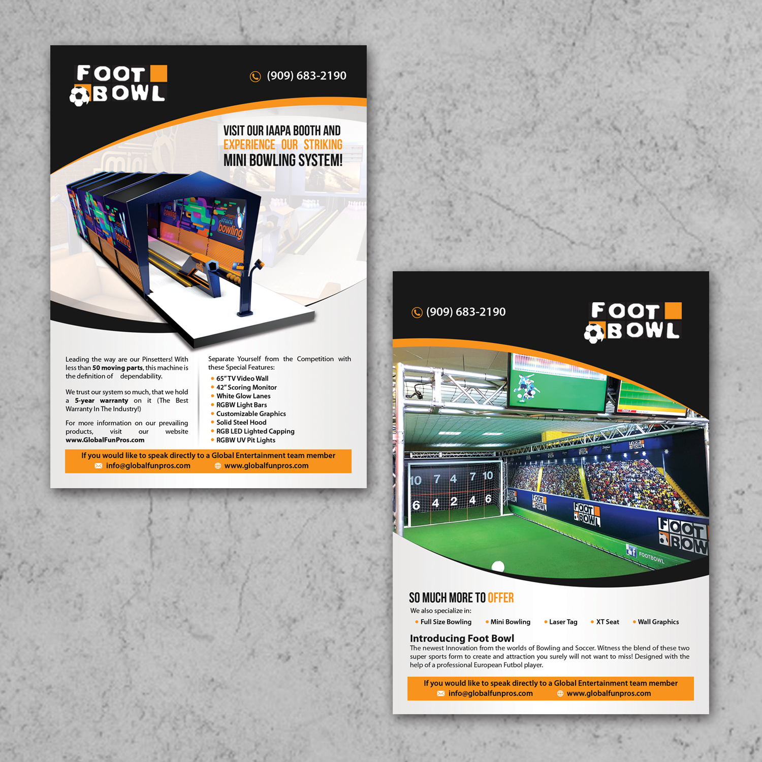 Postcard Design by Schöpfer for Global Bowling | Design #16088479