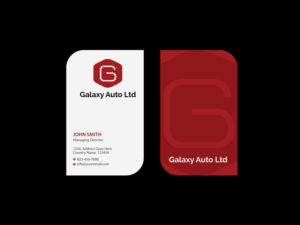 Business Card Design by Creations Box 2015 for Galaxy Auto Ltd | Design: #16089010