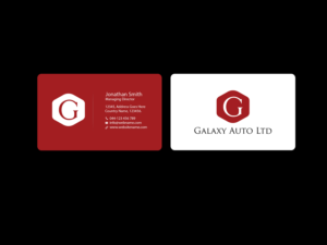 Business Card Design by Creations Box 2015 for Galaxy Auto Ltd | Design: #16089023