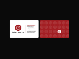 Business Card Design by Creations Box 2015 for Galaxy Auto Ltd | Design: #16089033