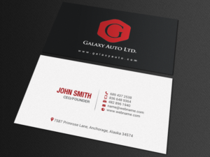 Business Card Design by chandrayaan.creative for Galaxy Auto Ltd | Design: #16083755