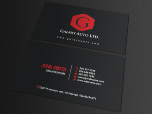 Business Card Design by chandrayaan.creative for Galaxy Auto Ltd | Design: #16083756