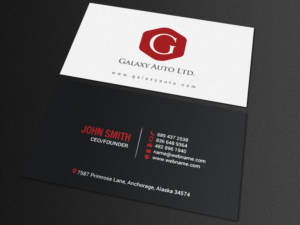 Business Card Design by chandrayaan.creative for Galaxy Auto Ltd | Design: #16083757