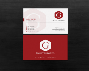 Business Card Design by chandrayaan.creative for Galaxy Auto Ltd | Design: #16083902