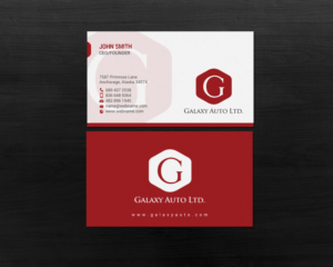 Business Card Design by chandrayaan.creative for Galaxy Auto Ltd | Design: #16084092