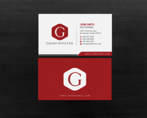 Business Card Design by chandrayaan.creative for Galaxy Auto Ltd | Design: #16084132