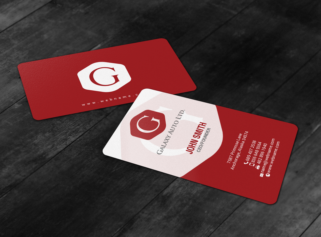 Business Card Design by chandrayaan.creative for Galaxy Auto Ltd | Design #16084545