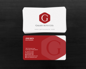 Business Card Design by chandrayaan.creative for Galaxy Auto Ltd | Design: #16084580