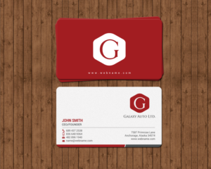 Visitenkarten-Design von chandrayaan.creative für Galaxy Auto Ltd | Design: #16084623
