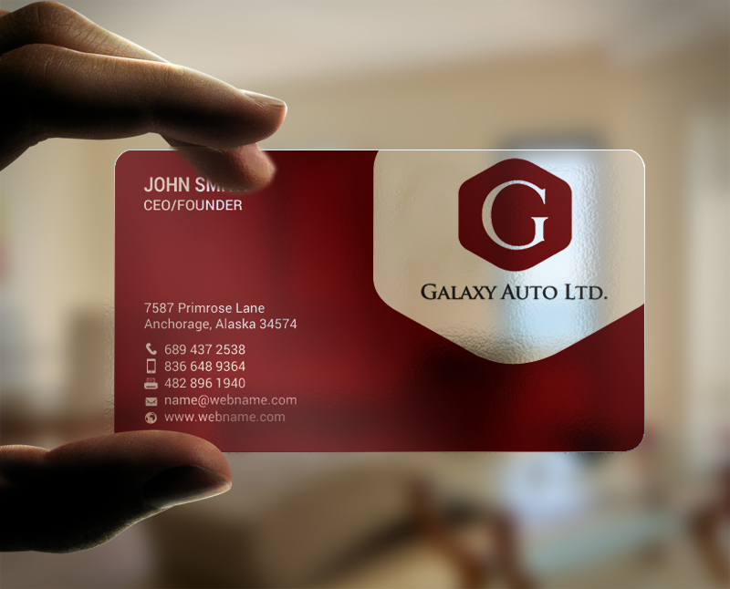 Visitenkarten-Design von chandrayaan.creative für Galaxy Auto Ltd | Design #16085714