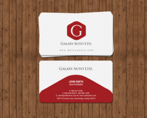 Visitenkarten-Design von chandrayaan.creative für Galaxy Auto Ltd | Design: #16085715