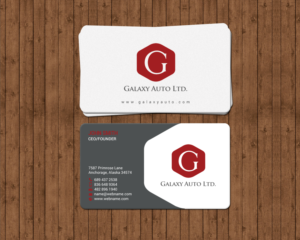 Visitenkarten-Design von chandrayaan.creative für Galaxy Auto Ltd | Design: #16085717