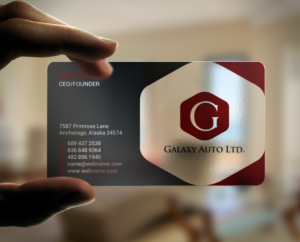 Visitenkarten-Design von chandrayaan.creative für Galaxy Auto Ltd | Design: #16085718