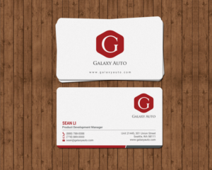 Visitenkarten-Design von chandrayaan.creative für Galaxy Auto Ltd | Design: #16121915