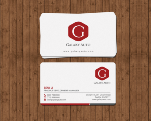 Design de Carte de Visite par chandrayaan.creative pour Galaxy Auto Ltd | Design #16121916