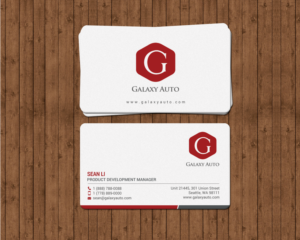 Visitenkarten-Design von chandrayaan.creative für Galaxy Auto Ltd | Design: #16159274