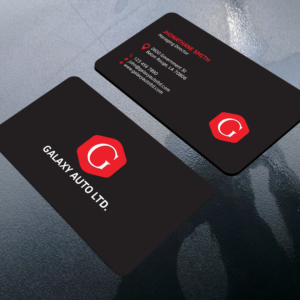 Design de Carte de Visite par HR KHAN pour Galaxy Auto Ltd | Design #16126624