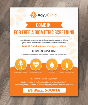 33 modern flyer designs health and wellness flyer design project flyer for a bio screening