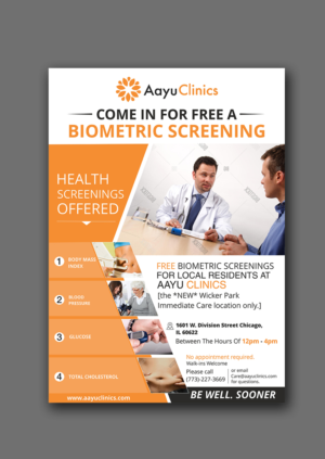 33 modern flyer designs health and wellness flyer design project flyer for a bio screening