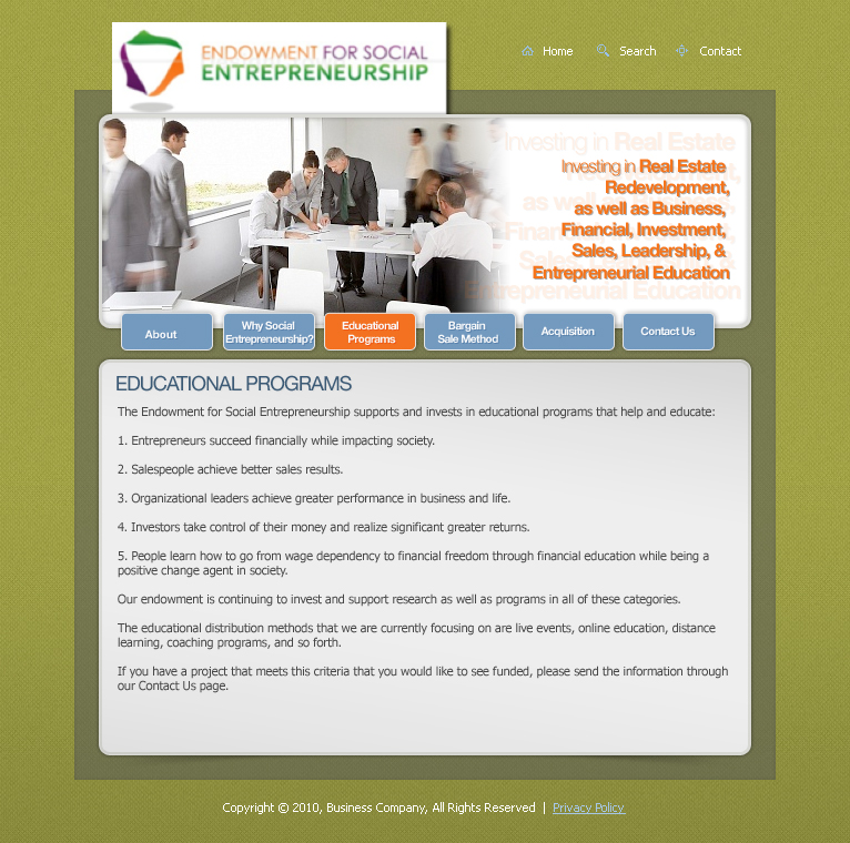 Web Design by Urban Ad for this project | Design #40576