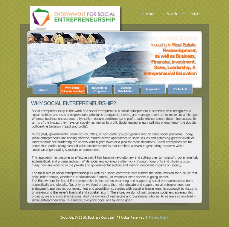 Web Design by Urban Ad for this project | Design #40577