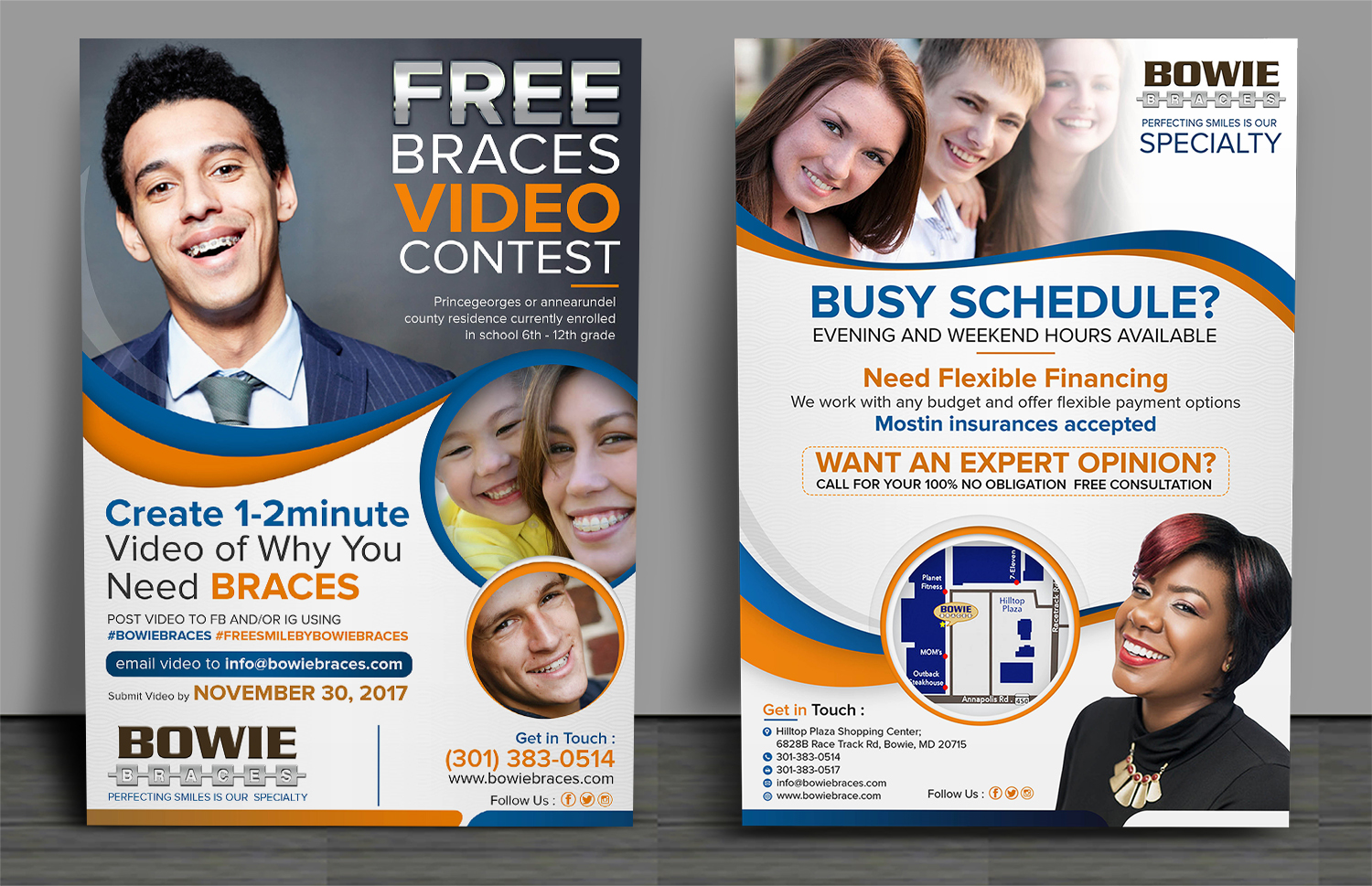 Flyer-Design von SAI DESIGNS für Bowie Braces | Design #16094578