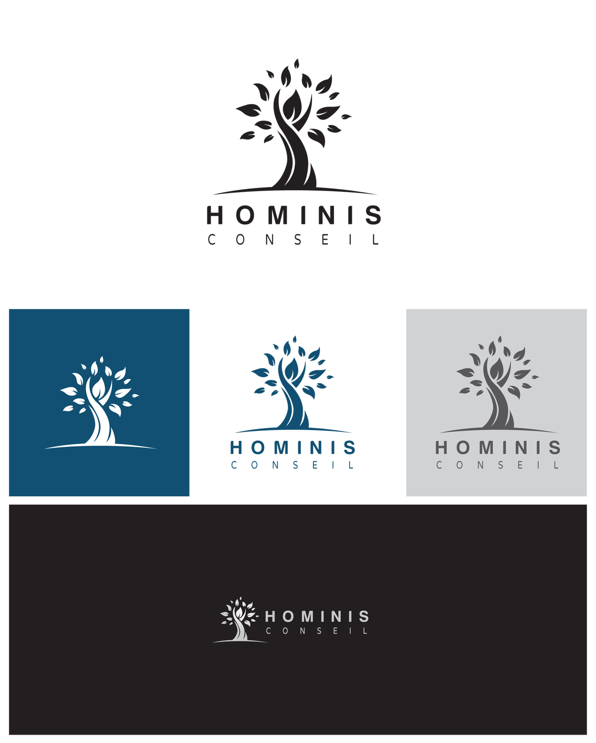 Diseño de Logo por CanDoDesign para Hominis Conseil | Diseño #16132797