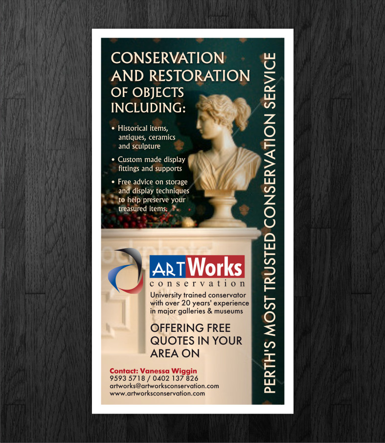 Flyer Design by Atvento Graphics for ArtWorks Conservation | Design #608031