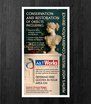 Flyer Design by Atvento Graphics for ArtWorks Conservation | Design: #608031