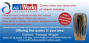 Diseño de Flyer por Lou Sharp para ArtWorks Conservation | Diseño #605802