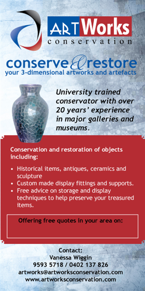 Diseño de Flyer por Eddy para ArtWorks Conservation | Diseño #612558