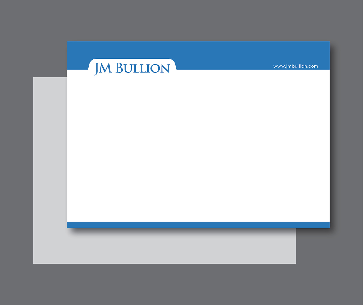 Schreibwaren-Design von KabhTech Studio für JM Bullion, Inc. | Design #16100153