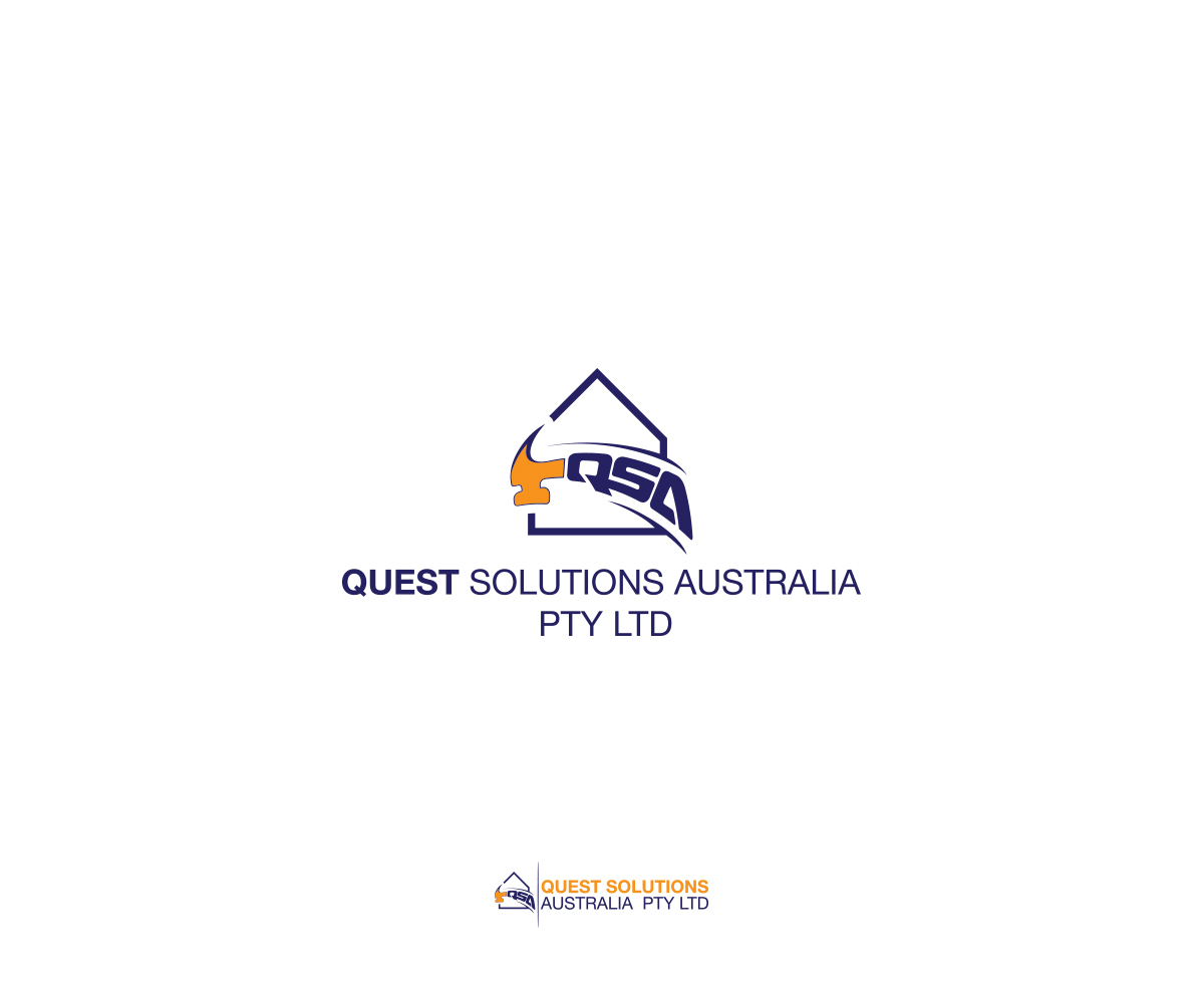 Logo Design by GenArt for Quest Solutions Australia Pty Ltd | Design #16099040