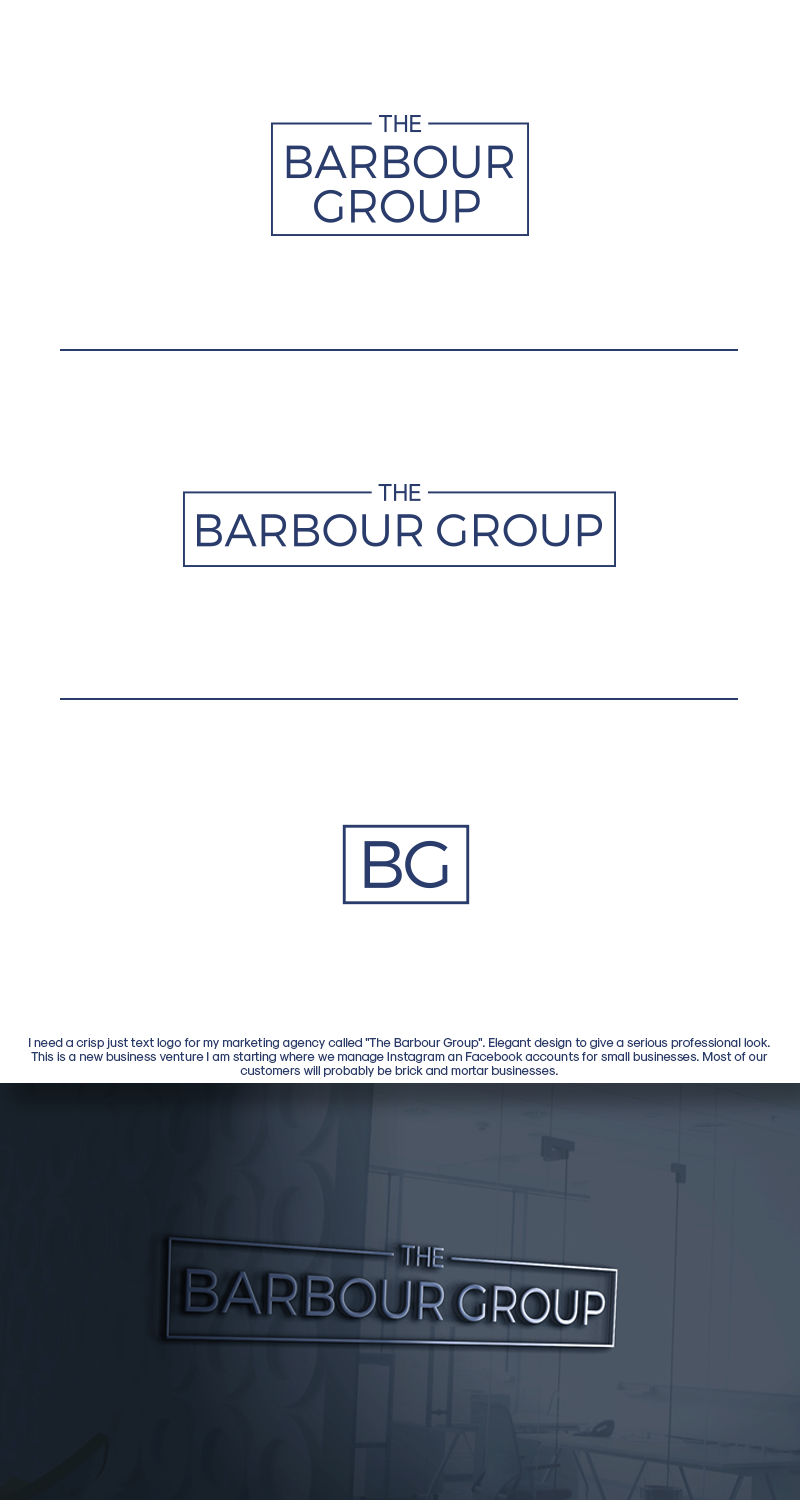 Logo Design by GBDESIGN for The Barbour Group LLC | Design #16122562