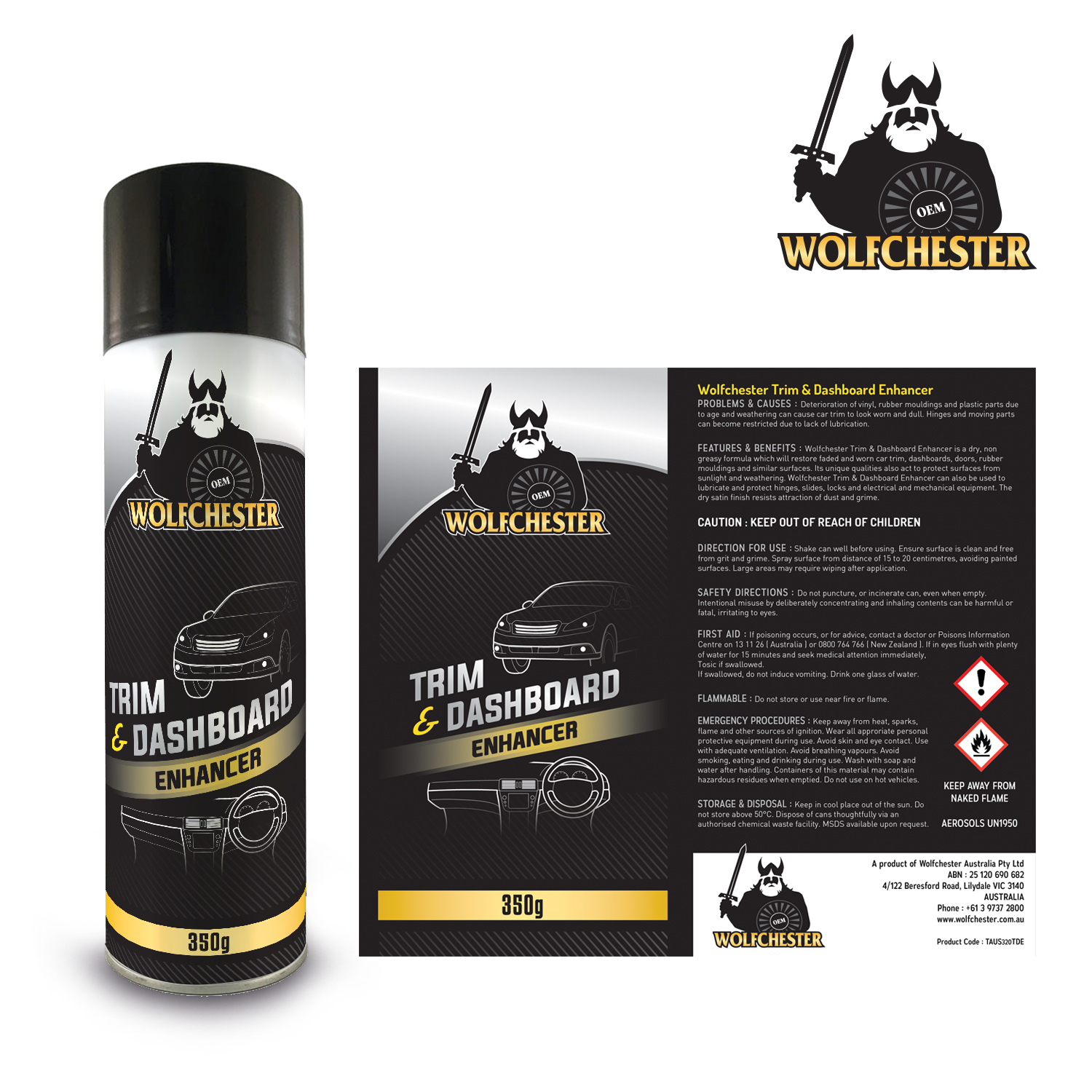 Packaging Design by deBlue swan for Wolfchester Australia | Design #16489017