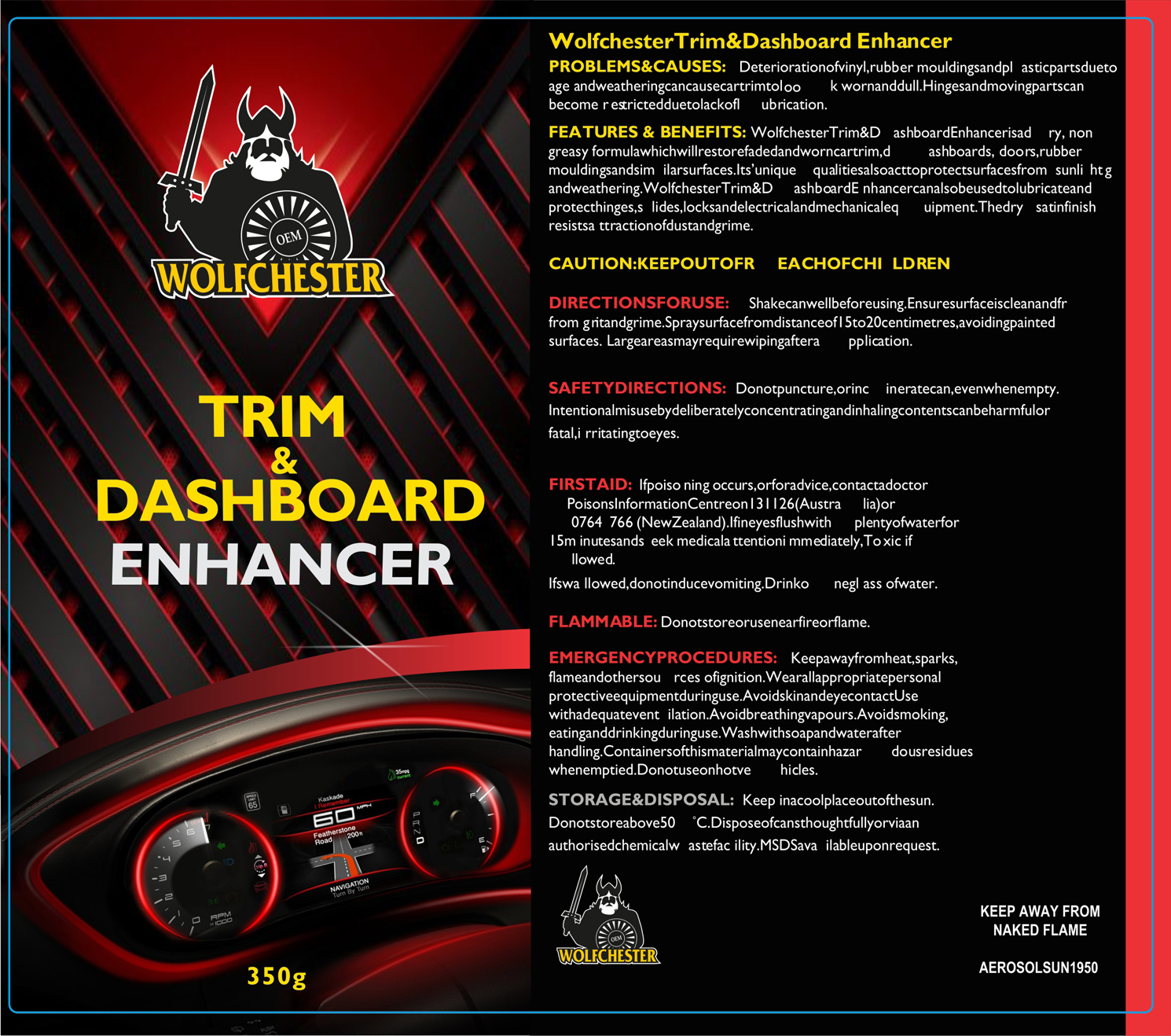 Verpackungs-Design von fumbh.designs für Wolfchester Australia | Design #16476854