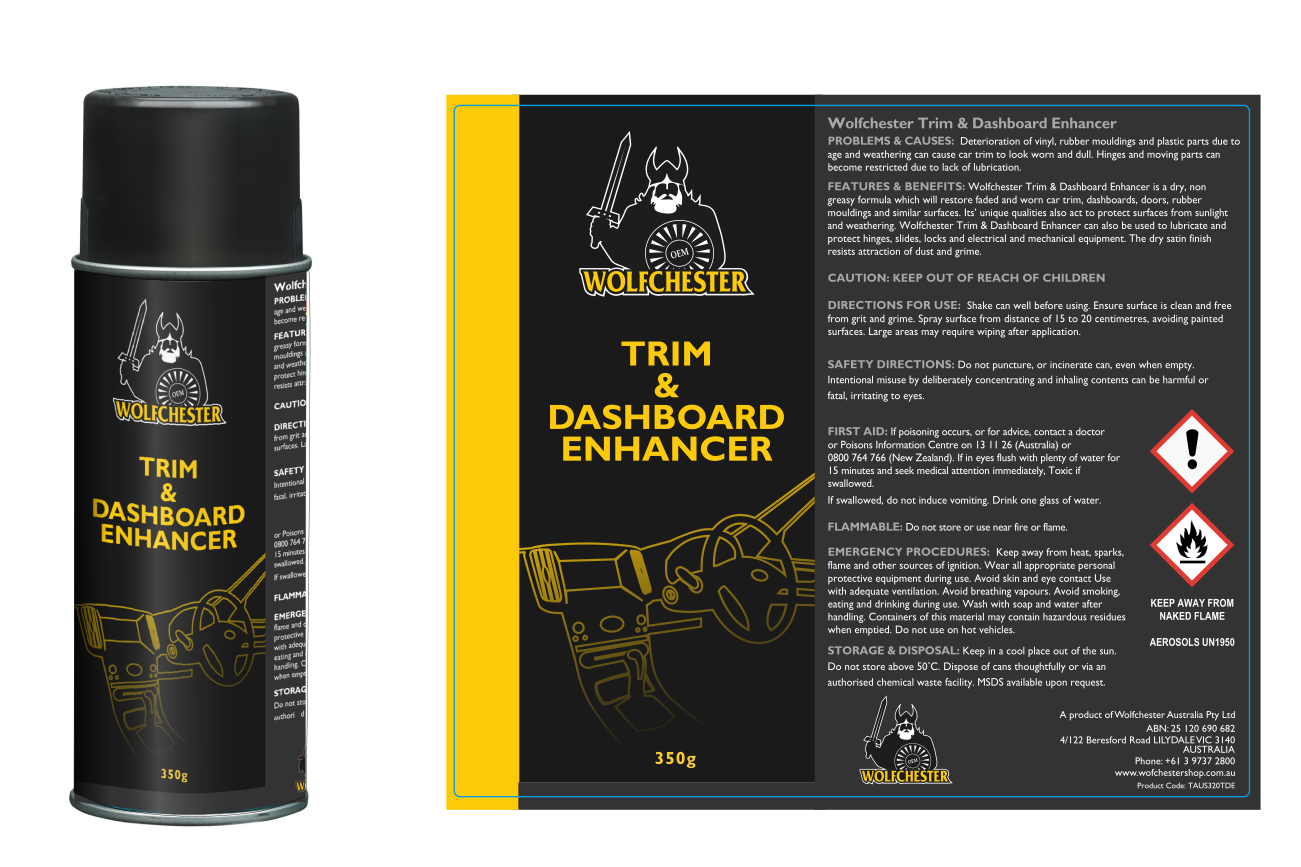 Packaging Design by DesignMonkeyBH for Wolfchester Australia | Design #16468387