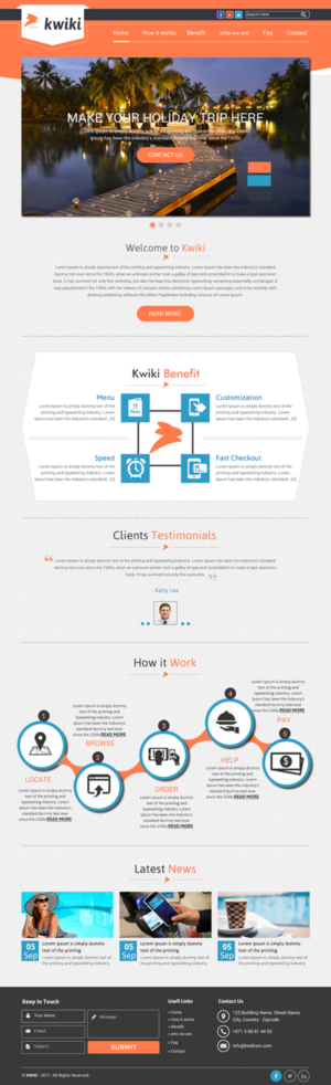 Wordpress Design by rightway for this project | Design: #16108100