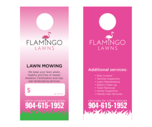 Flyer Design by Sergio Coelho for FLAMINGO LAWNS LLC | Design: #16106873