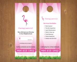 Flyer Design by MNM for FLAMINGO LAWNS LLC | Design: #16118401