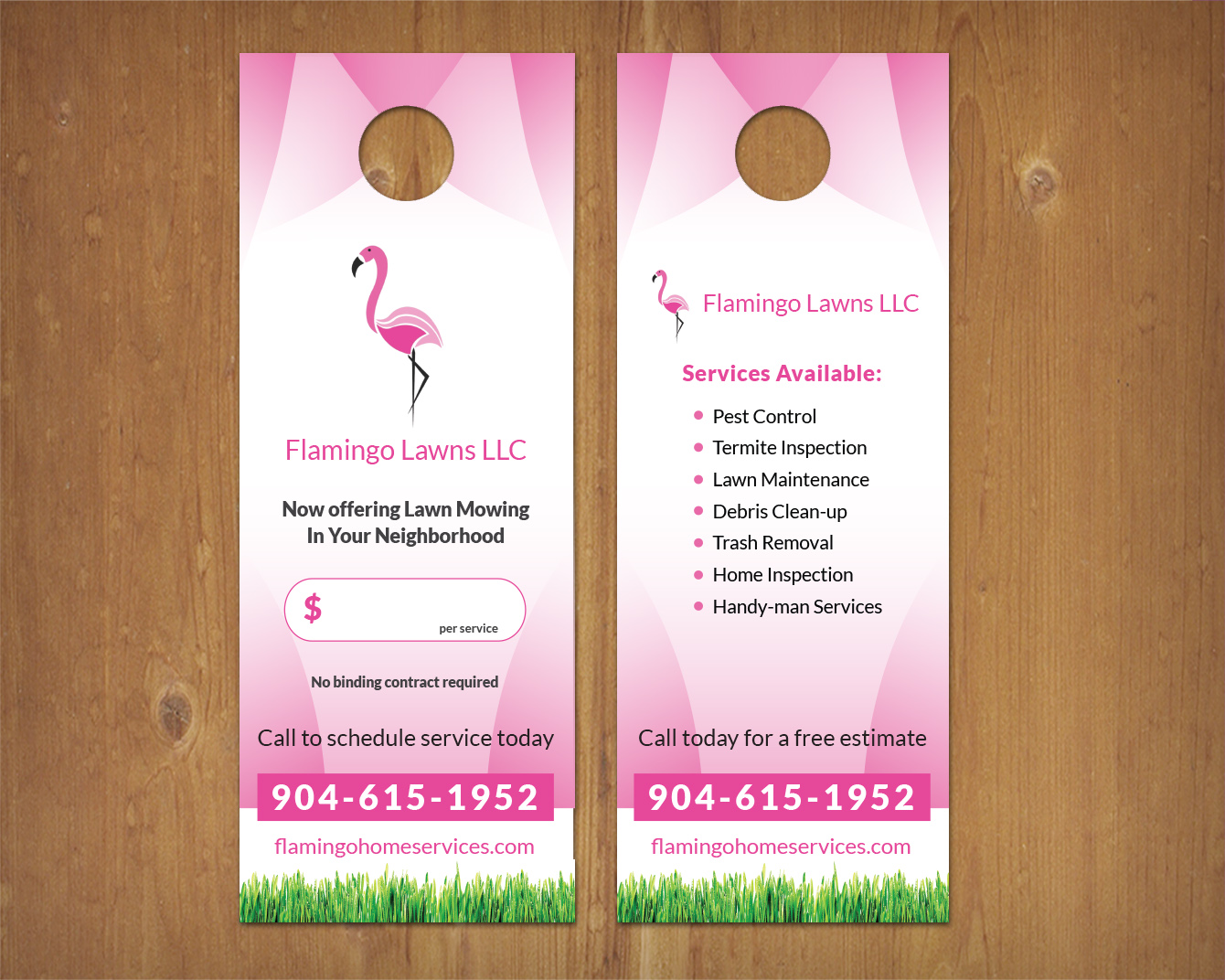 Design de Flyer par MNM pour FLAMINGO LAWNS LLC | Design #16118456