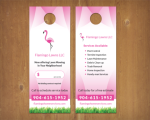 Flyer Design by MNM for FLAMINGO LAWNS LLC | Design: #16118456