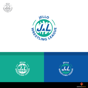 Jello Wrestling League  JWL    or Jello Grappling League    JGL | Logo Design by Graphic Bricks