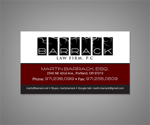 Business Card Design by clandestine for this project | Design: #2634641