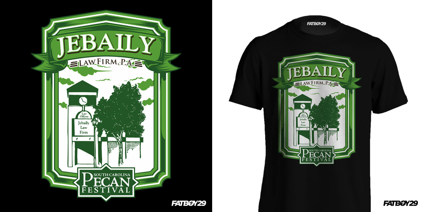 T-shirt Design by Fatboy Graphic for Jebaily Law Firm PA | Design #16104680