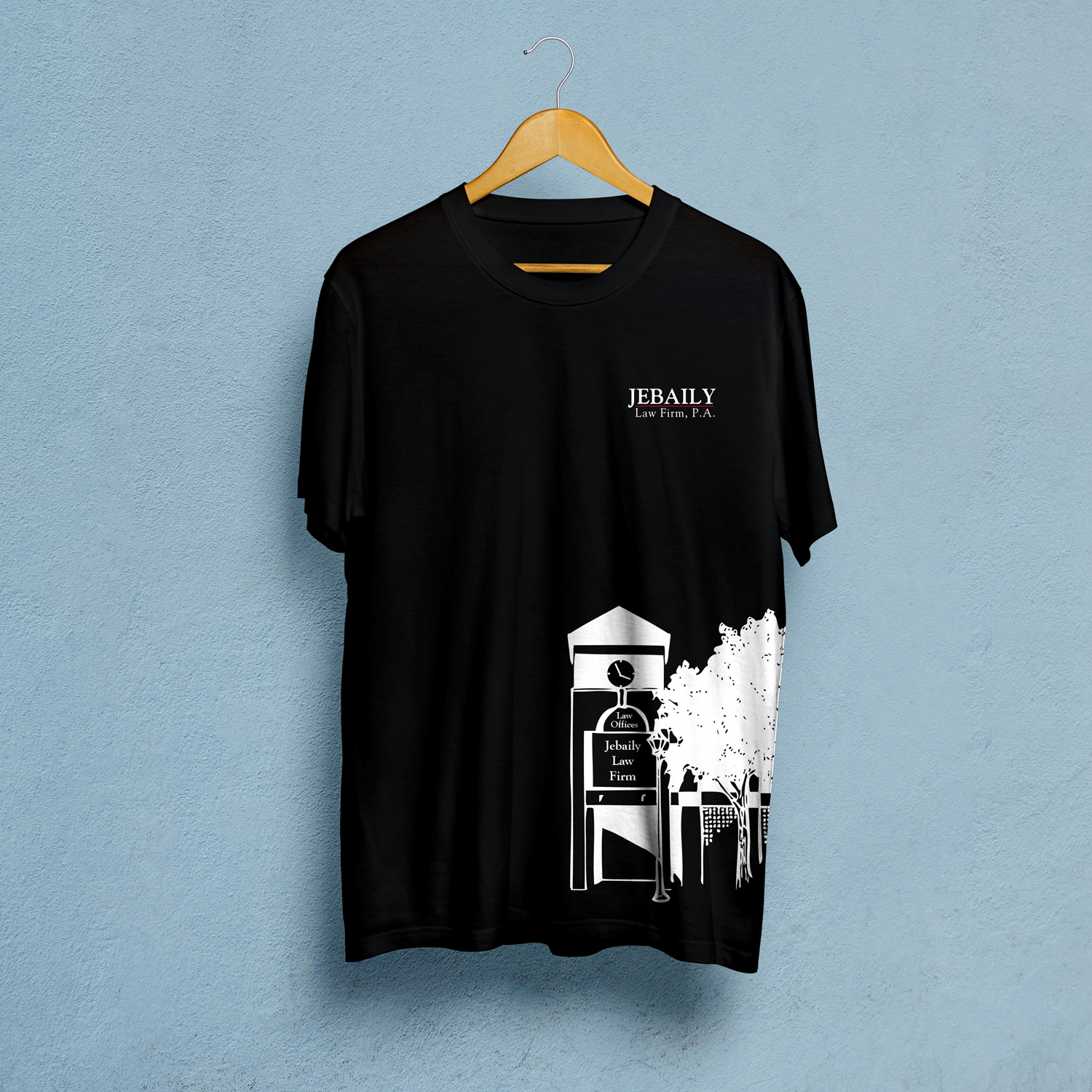 T-shirt Design by Souvik Roy (Alex Pro) for Jebaily Law Firm PA | Design #16118503