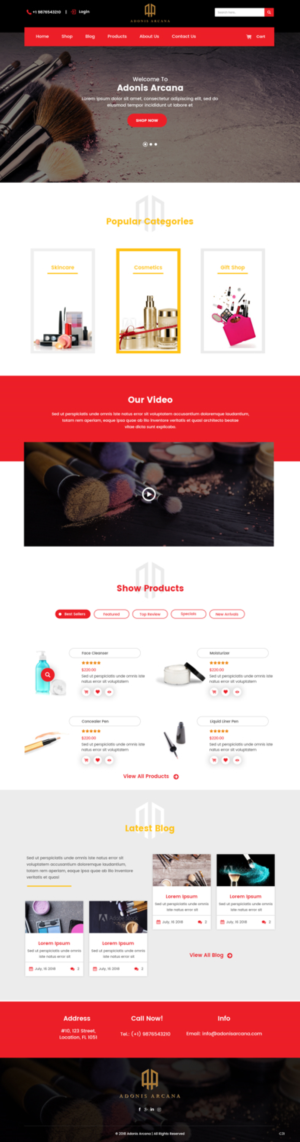 Web Design by pb for this project | Design: #19342061