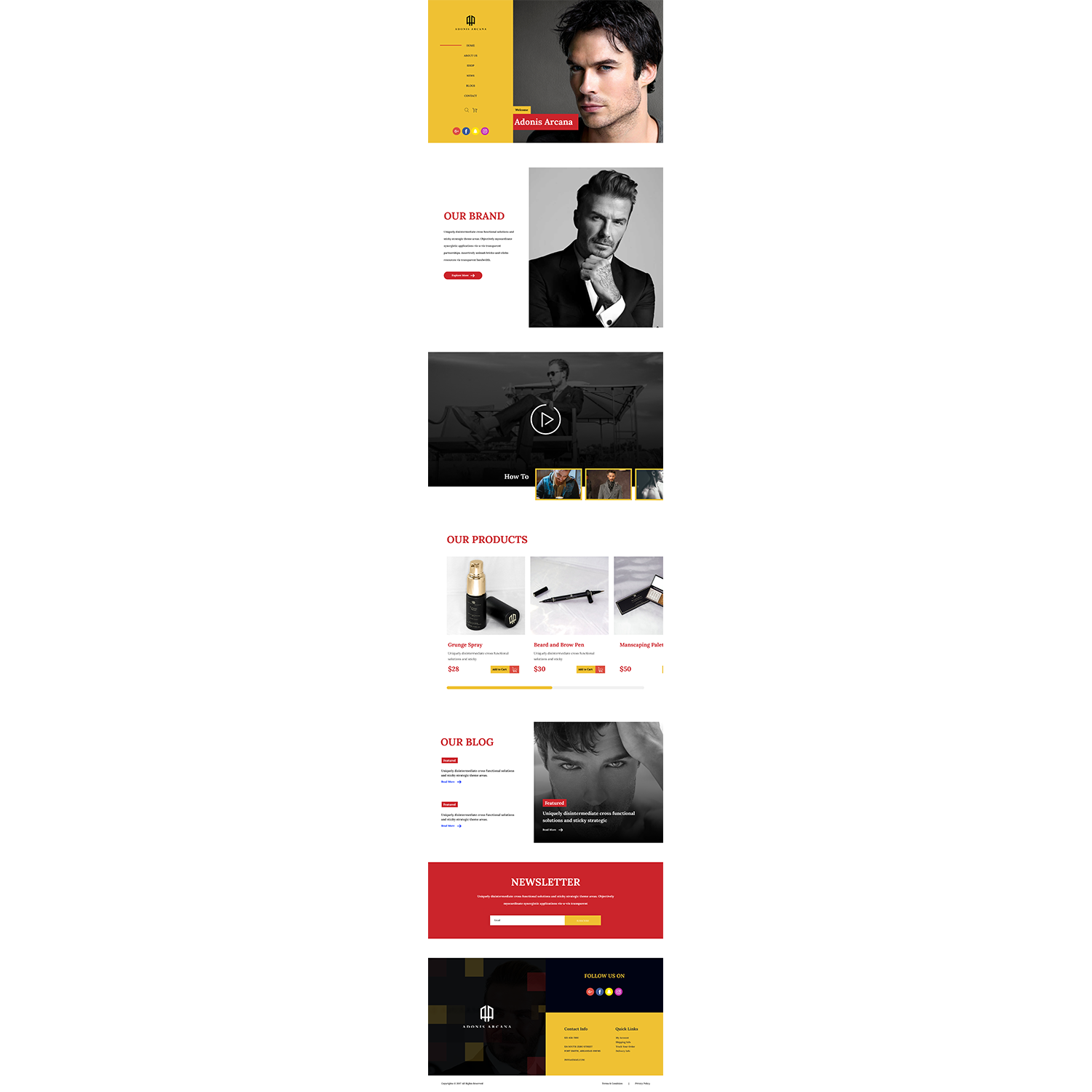 Web Design by Hassaan Shah for this project | Design #19391770