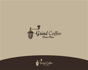 Grind Coffee Drive Thru | Logo Design by MrBranding